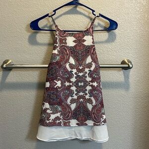 Multi color halter top